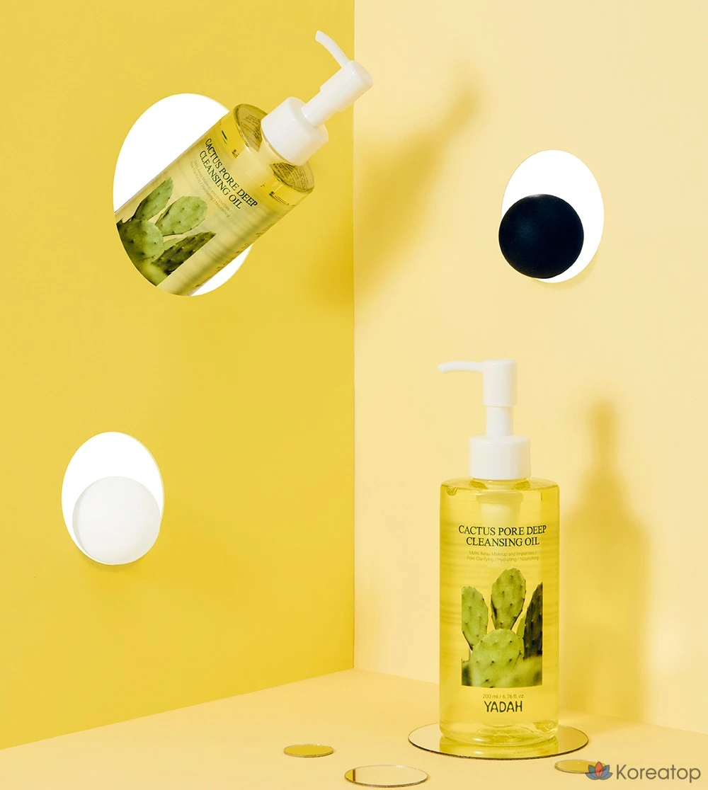 Очищающее масло для пор Yadah Cactus, 1 шт., 200 мл