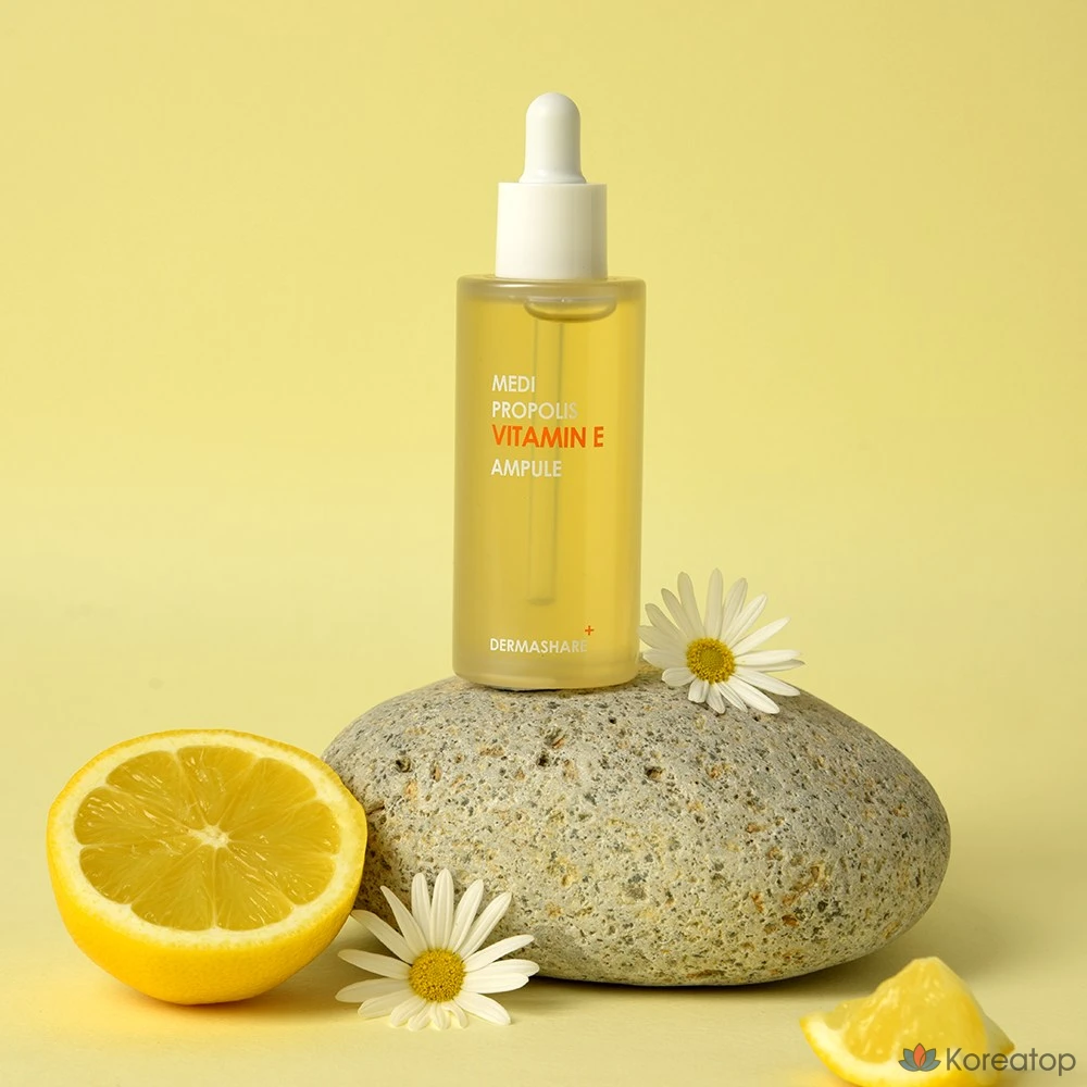 Сыворотка Dermashare Medi Propolis 74% Vitamin E Serum Cica Hyaluronic Acid Collagen Peptide для отбеливания кожи, борьбы с морщинами и укрепления кожного барьера, высокоувлажняющая, ампула 50 мл, 1 шт., фото 3