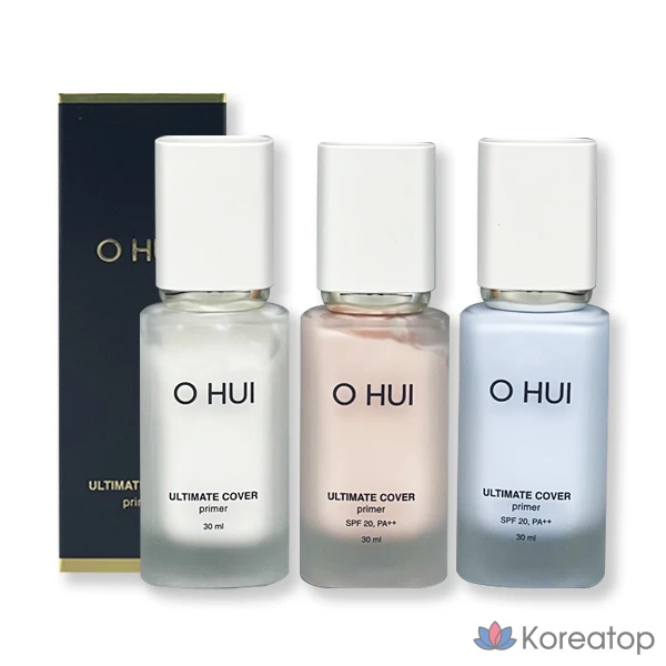 Праймер Ohui Ultimate Cover Primer 30 мл, корректор № 02 Rosy Corrector, 1 шт.