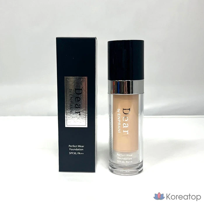 Тональный крем Enprani Dearby Perfect Wear Foundation, оттенок 21 Light Beige, 40 г, 1 шт.