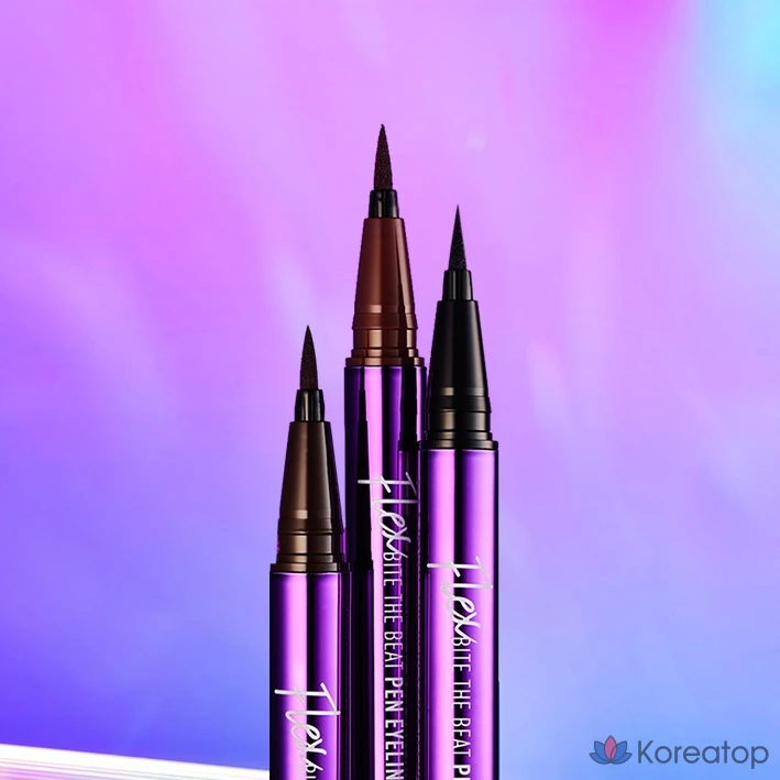 Подводка для глаз MERZY Bite The Beat Pen Eyeliner Flex, 0.6g, 1 шт., цвет Modern Brown