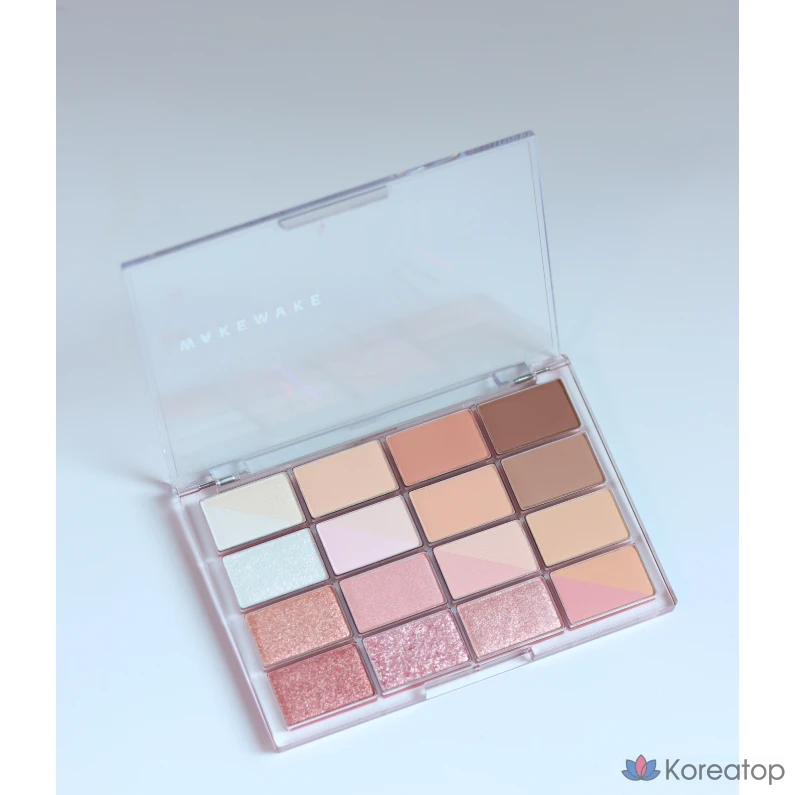 Палитра для век WAKEMAKE Soft Blurring Eye Palette, оттенок Vital Blurring, 1 шт.