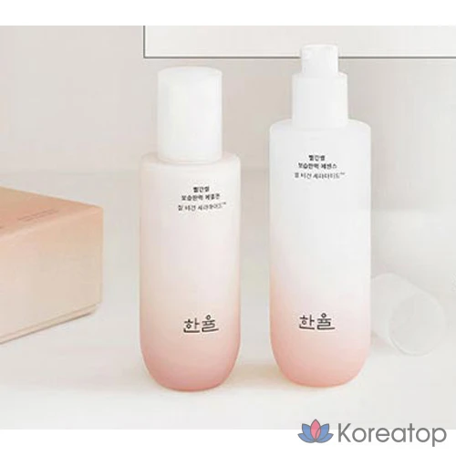 Увлажняющая эссенция-эмульсия HANYUL с красным рисом для повышения эластичности кожи, набор из 2 предметов, 1 комплект