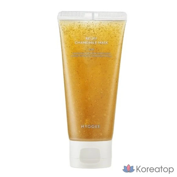 Маска для лица HYGGEE Relief с ромашкой, 95 мл, 1 упаковка, 4 штуки