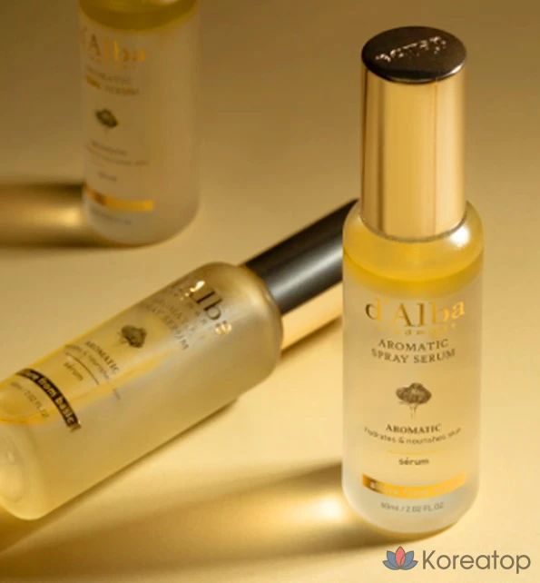 Ароматическая сыворотка-спрей D'alba с белым трюфелем 60 мл + Многофункциональный бальзам-спрей Double Serum 10 г, 1 набор