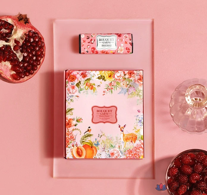 Ароматизатор для автомобильных вентиляционных отверстий Bouquet Garni, 7 г x 2 шт., 1 шт., Черная вишня, фото 2