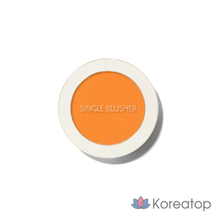 Румяна The Saem Saemmul Single Blusher, оттенок Selfie Orange, 5 г, 1 шт.