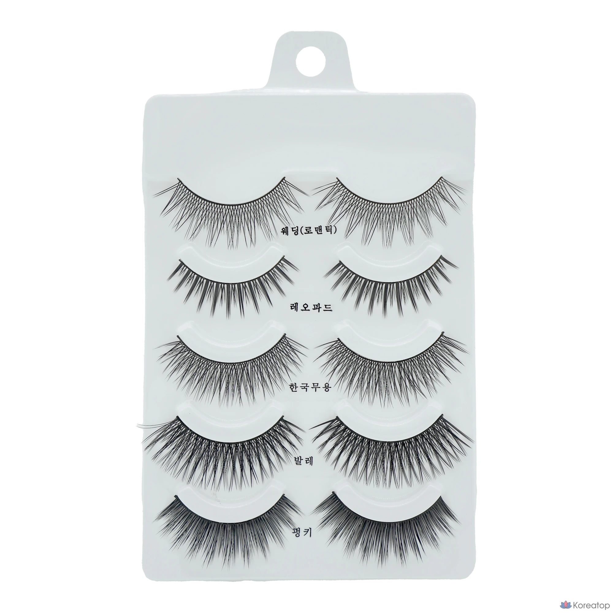 5 видов ресниц для тренировки макияжа, 2 набора, 1 штука, фото 2