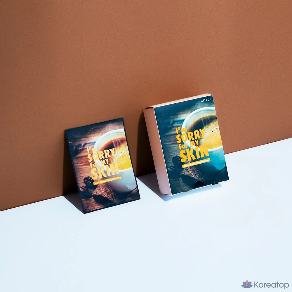 Осветляющая гелевая маска для лица «I'm Sorry for My Skin», 1 лист, 1 шт., 1 упаковка