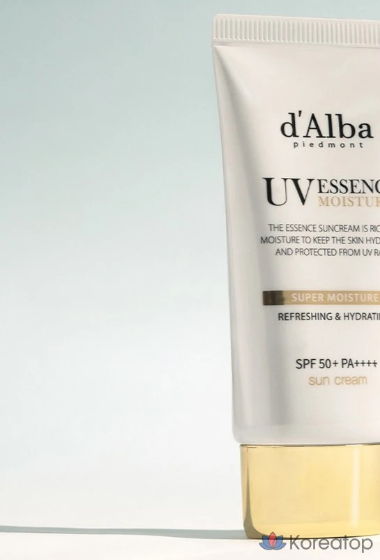 Увлажняющая эссенция-солнцезащитный крем D'alba Super Moisture Essence SPF50+ PA++++, 1 шт.