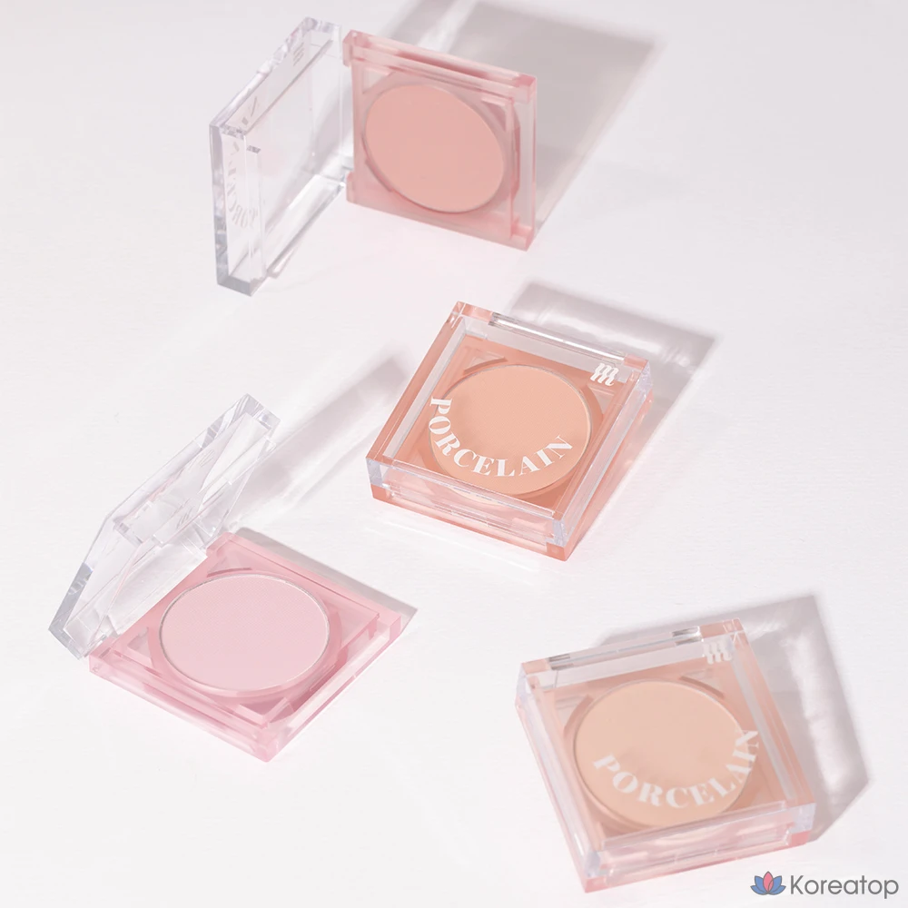 Румяна MERZY Porcelain Cheek Blusher 4,2 г, оттенок Stunning Coral, 1 шт., фото 6