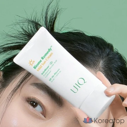 Солнцезащитный крем UIQ Biome Remedy Mild Sunscreen SPF50+ PA++++, 50 мл, 1 шт.
