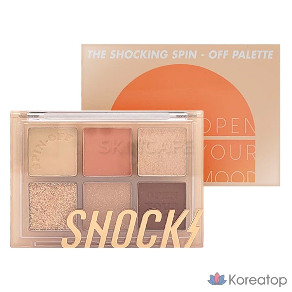 Палитра теней Tony Moly The Shocking Spin-Off, 01 Sweet Coral, 1 шт.