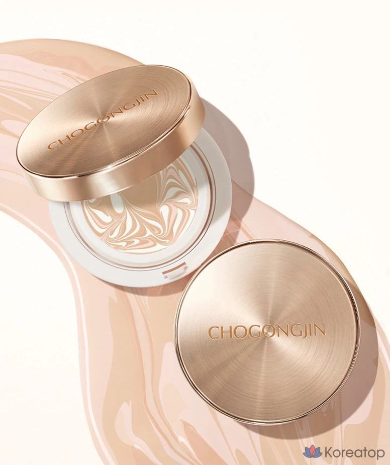 Тональный крем Super Resonance Essence Pact Cushion, 15 г, аромат 21C ванили, 1 шт., фото 3