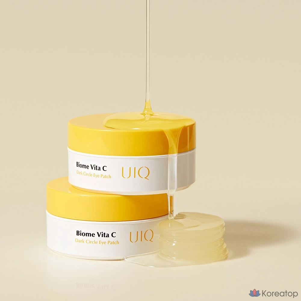 Патчи для глаз UIQ Biome Vita C от темных кругов, 1 упаковка, 60 штук