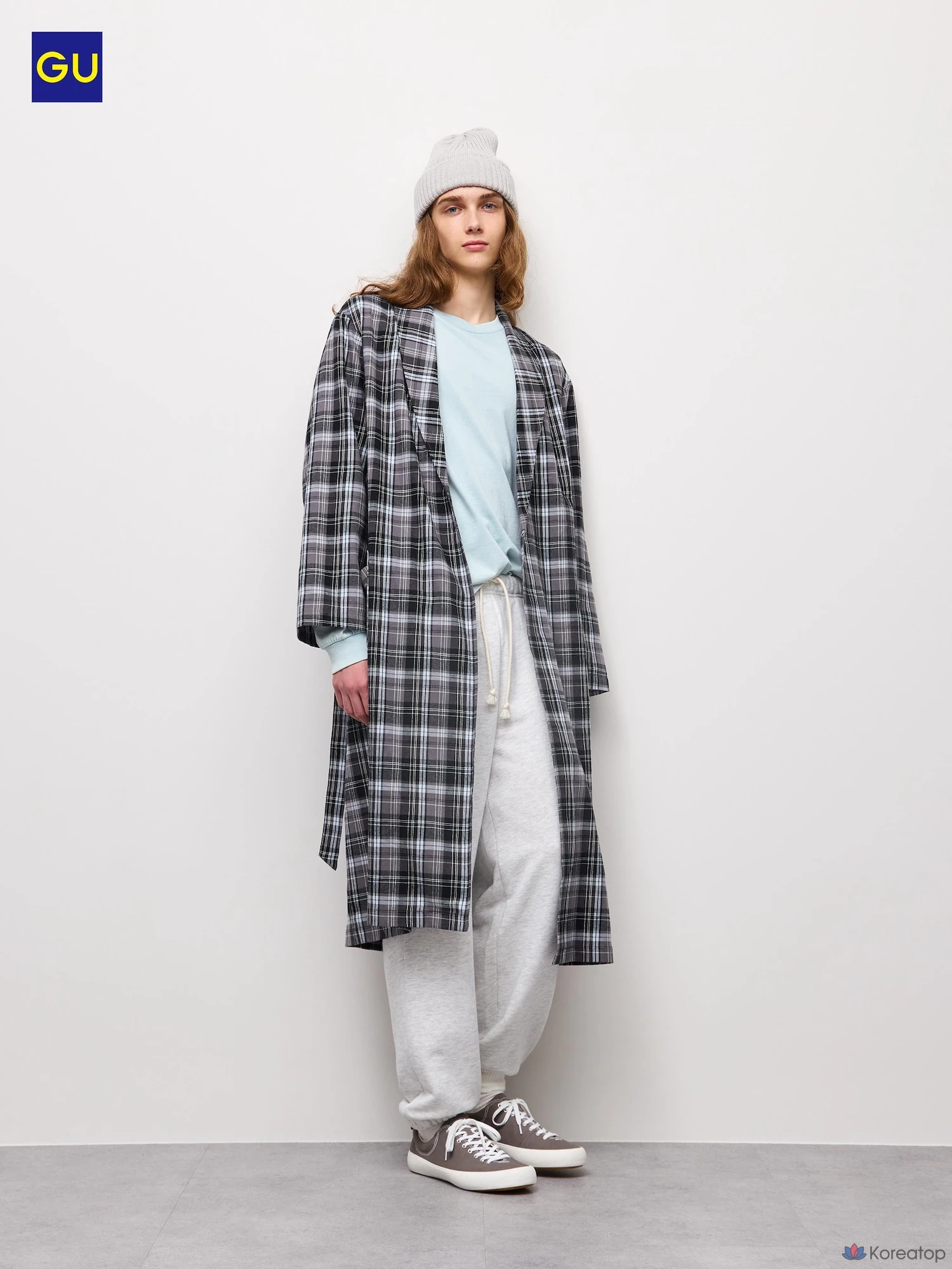 Халат фланелевый Uniqlo