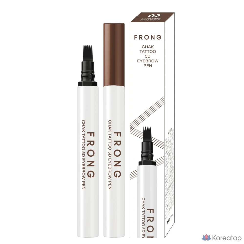 Карандаш для татуажа бровей Prong Tattoo 5D, 1 шт., цвет какао-коричневый.