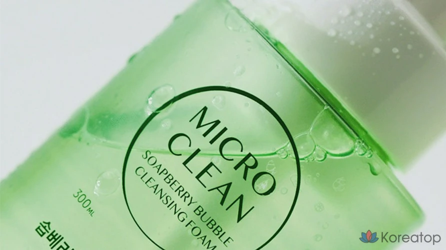 Пенка для умывания Happy Bath Micro Clean Soapberry Bubble, 1 шт., 500 мл, фото 4