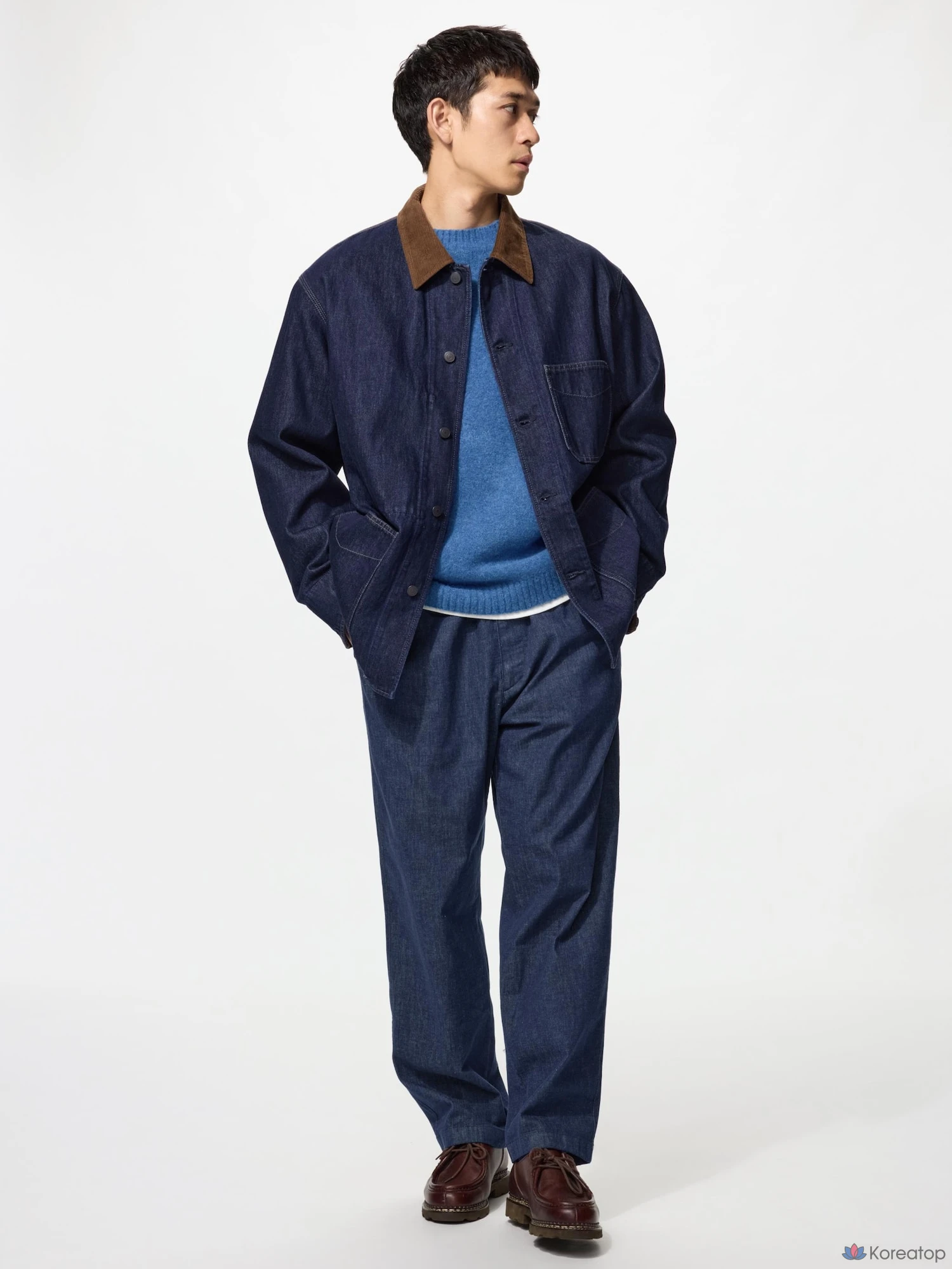 Брюки Uniqlo Stretch Easy Ankle Pants Denim