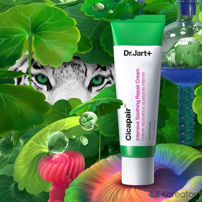 Интенсивный успокаивающий восстанавливающий крем Dr. Jart+ Cicapair, 50 мл + 15 мл, 2 шт., 1 набор