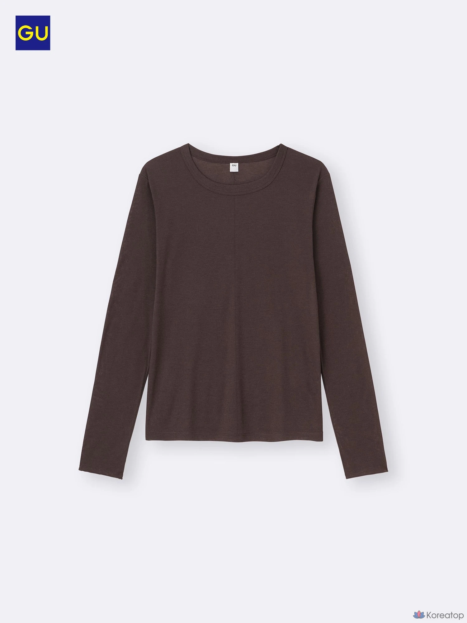 Футболка Uniqlo Soft Sheer Crew Neck T-Shirt Long Sleeve