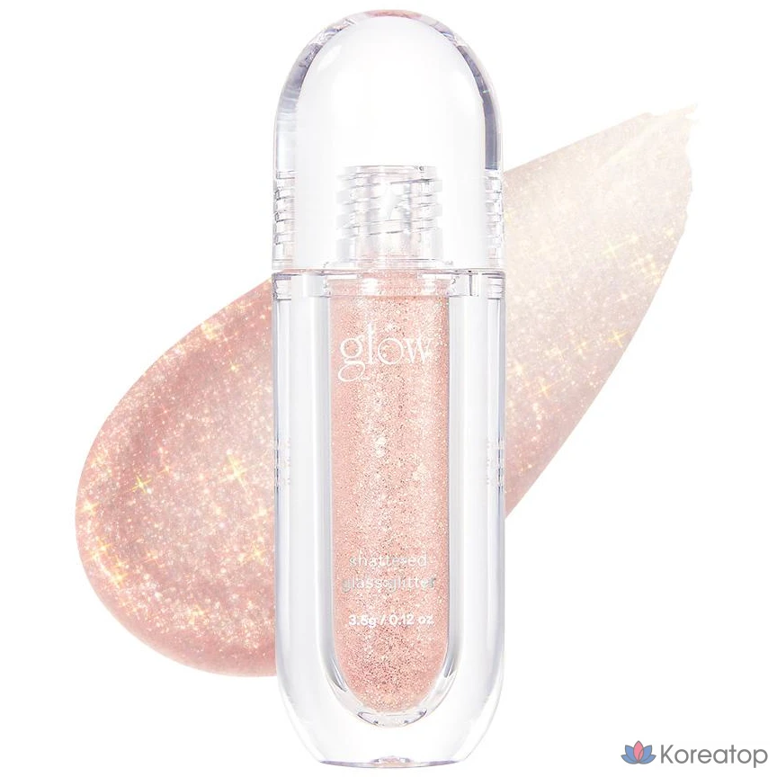 Светящиеся стеклянные блестки 3,5 г, Glow, 1 шт.