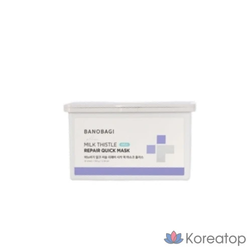 Маска для лица Banobagi Milk Thistle Repair Cica Quick Mask Plus, 1 упаковка, 1 шт.
