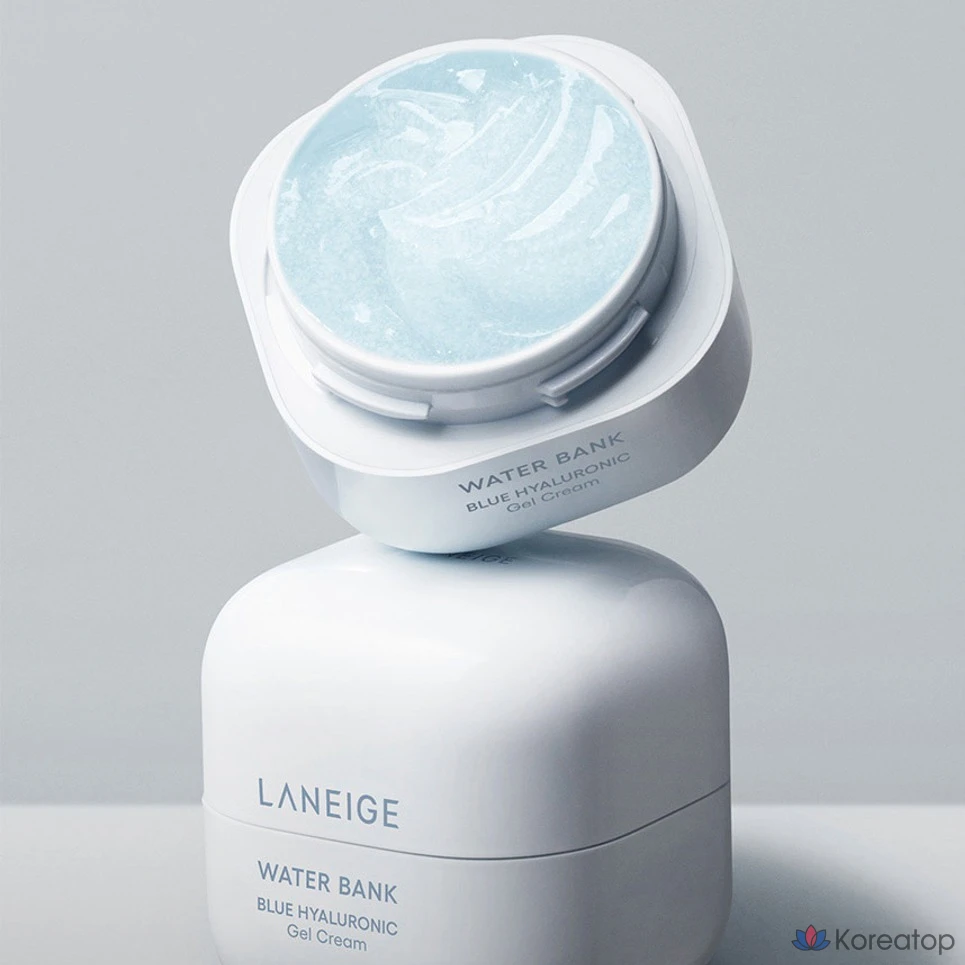 Гель-крем Laneige Water Bank Blue с гиалуроновой кислотой, 50 мл, 1 шт., фото 3