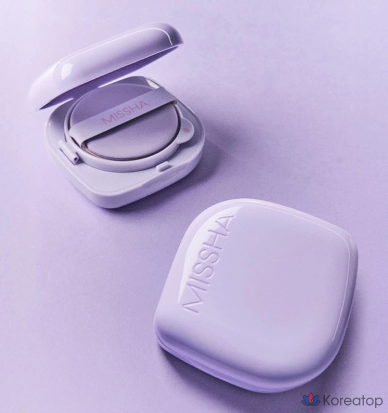 Missha Layering Fit Cushion Semi Glow, 15 г, 21 Vanilla, 1 шт., фото 5