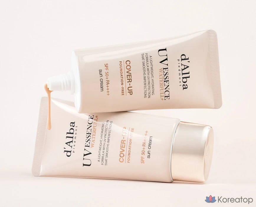 Солнцезащитный крем D'alba Waterfull Tone-Up Sunscreen Cover Beige SPF50+ PA++++, 50 мл, 1 шт.