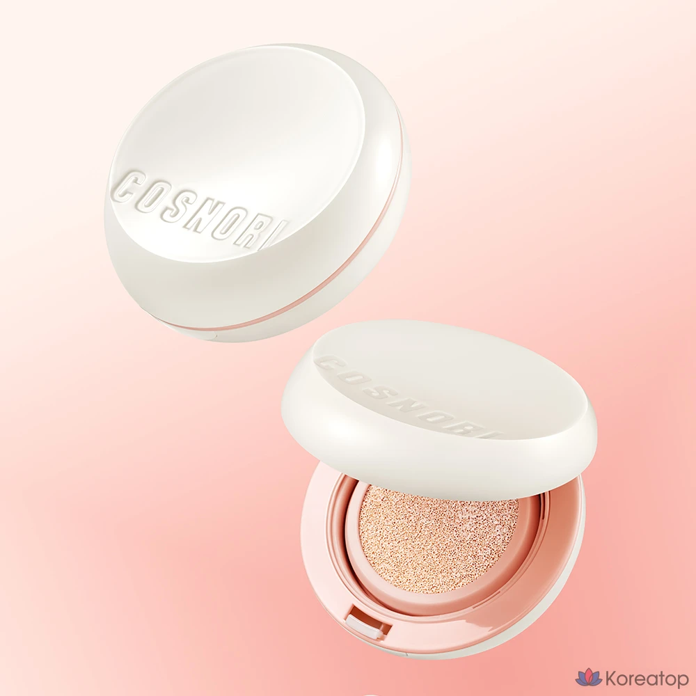 Тональный крем Cosnori Fluffy Lightmatte Cushion, 13 г, оттенок «Розовый», 1 шт., фото 3