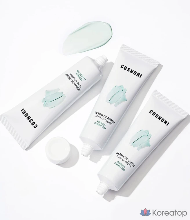 Крем для выравнивания тона кожи Cosnori Color Tone-Up Cream, оттенок 02 Dermatic Green, 1 шт., 50 мл, фото 5