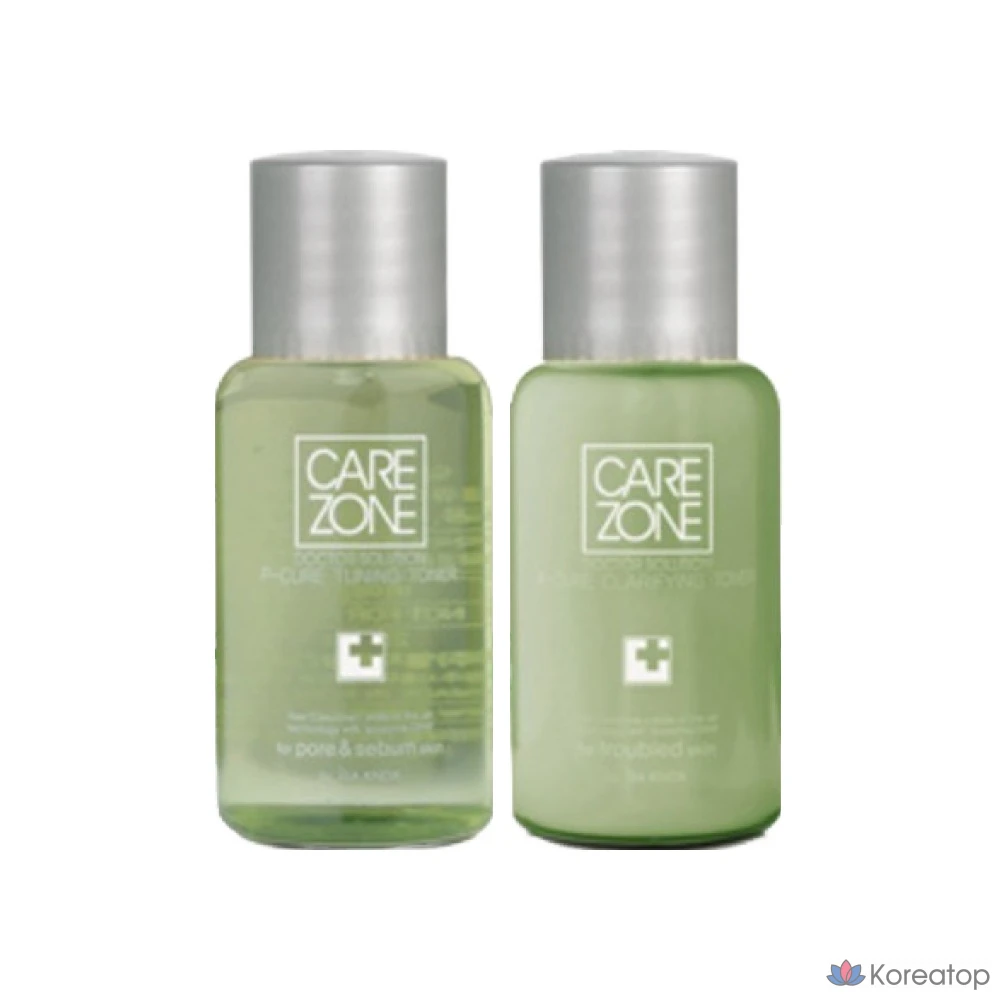 Carezone Figure Pore Tuning Toner Emulsion EX, 2 комплекта, фото 4