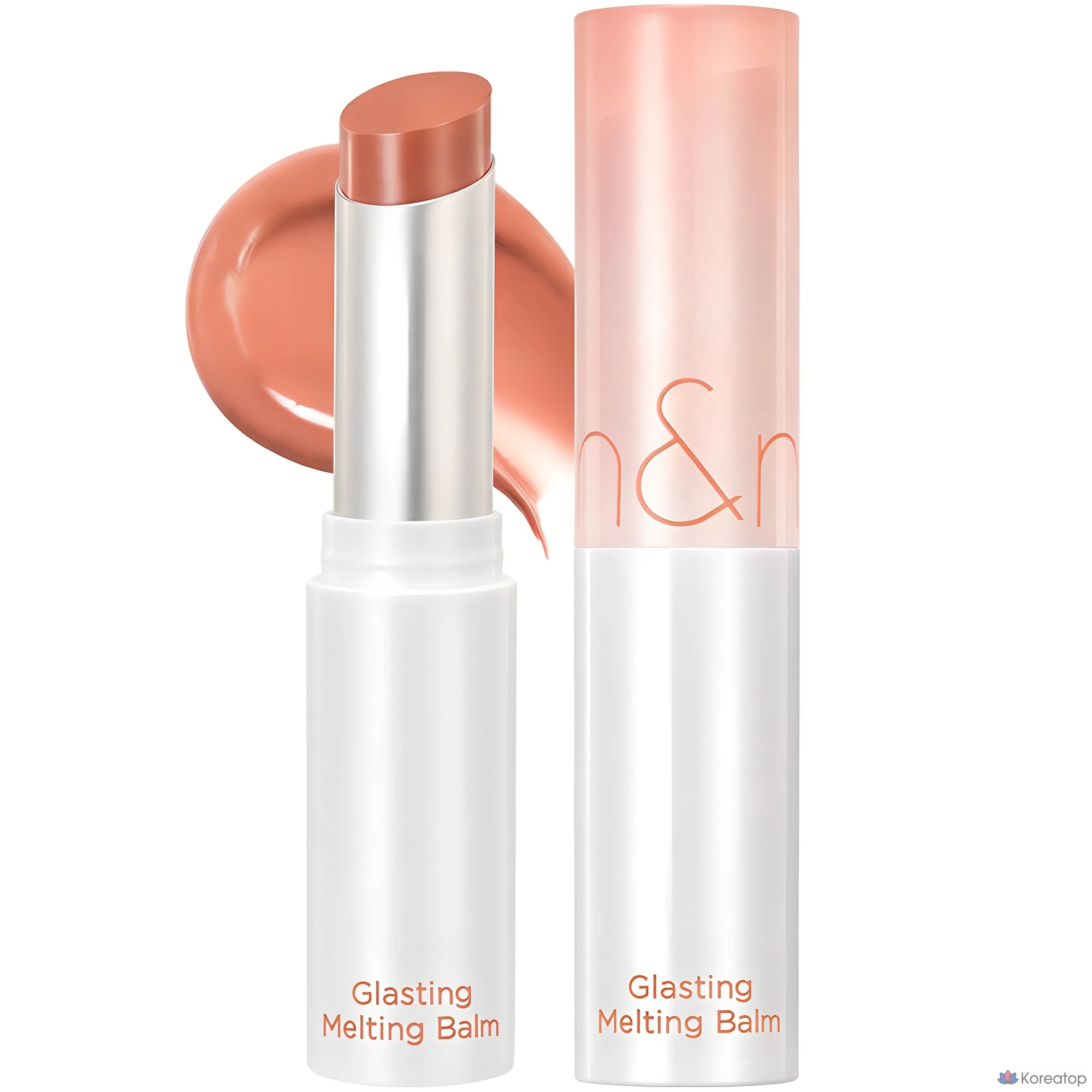 Тающий бальзам для губ ROM&ND Glasting Melting Balm, оттенок 01 Coco Nude, 3,5 г, 1 шт.