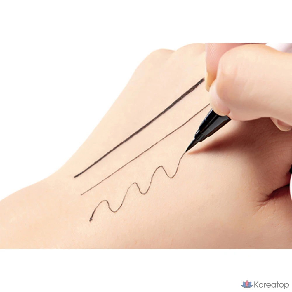 Ручка-лайнер Lilybyred Nine to Nine Survival Pen Liner, 0.6g, 01, матовый черный, 1 шт., фото 4