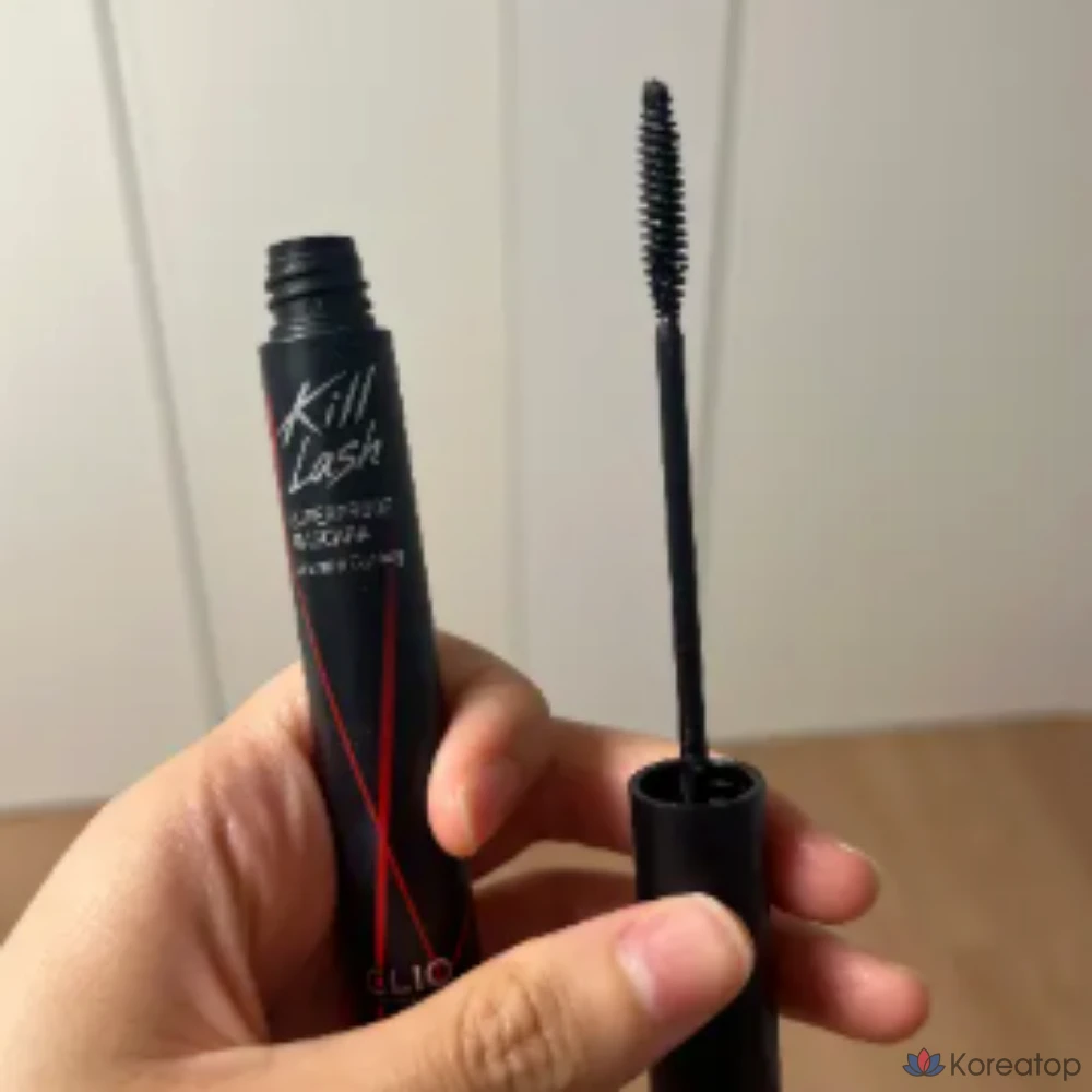 Тушь для ресниц Clio Kill Lash Superproof 1+1, водостойкая, 20 прядей, мини-тушь в комплекте, 1 шт., фото 2