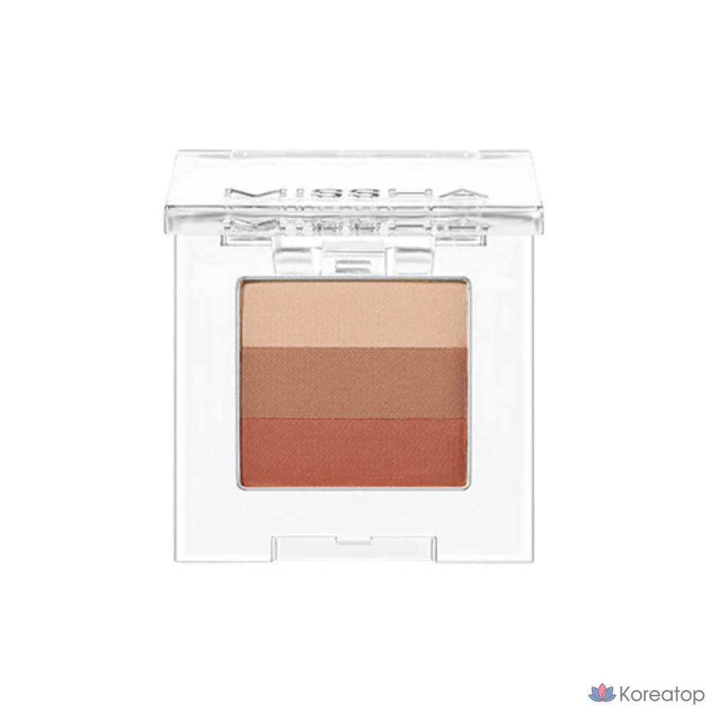 Тени для век Missha Triple Shadow 2 г, № 17, оттенок "Сердце", 1 шт.