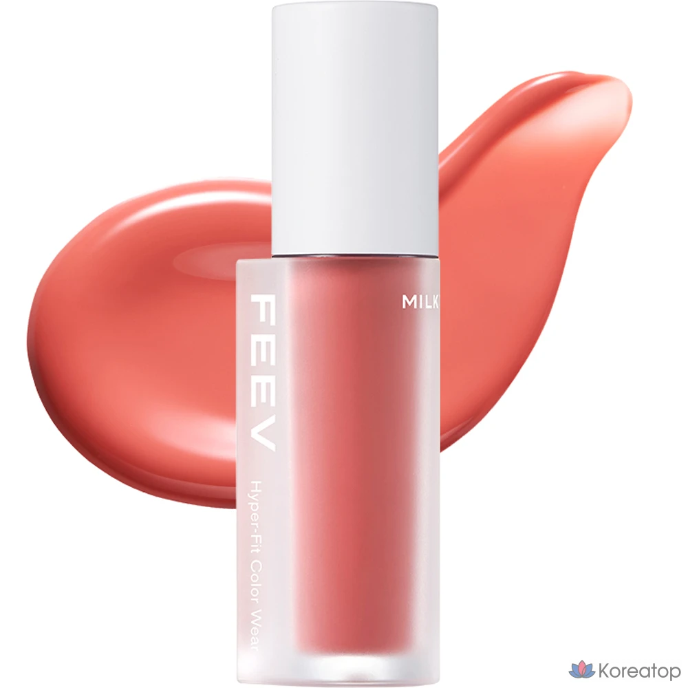 FEEV Hyper Fit Color Drop Lip Tint, Milky Peach, 4 мл, 1 шт.