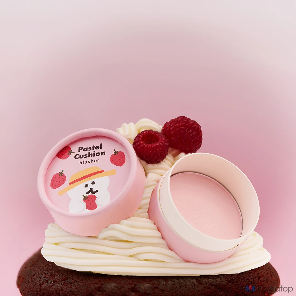 Румяна-кушон The Face Shop Pastel Cushion Blusher 5 г, оттенок Whipping Storyberry, 1 шт., фото 2