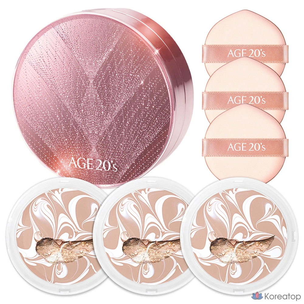 Essence Cover Pact Case + сменный блок 12,5 г x 3 шт., белый светло-бежевый (№ 13), 1 шт.