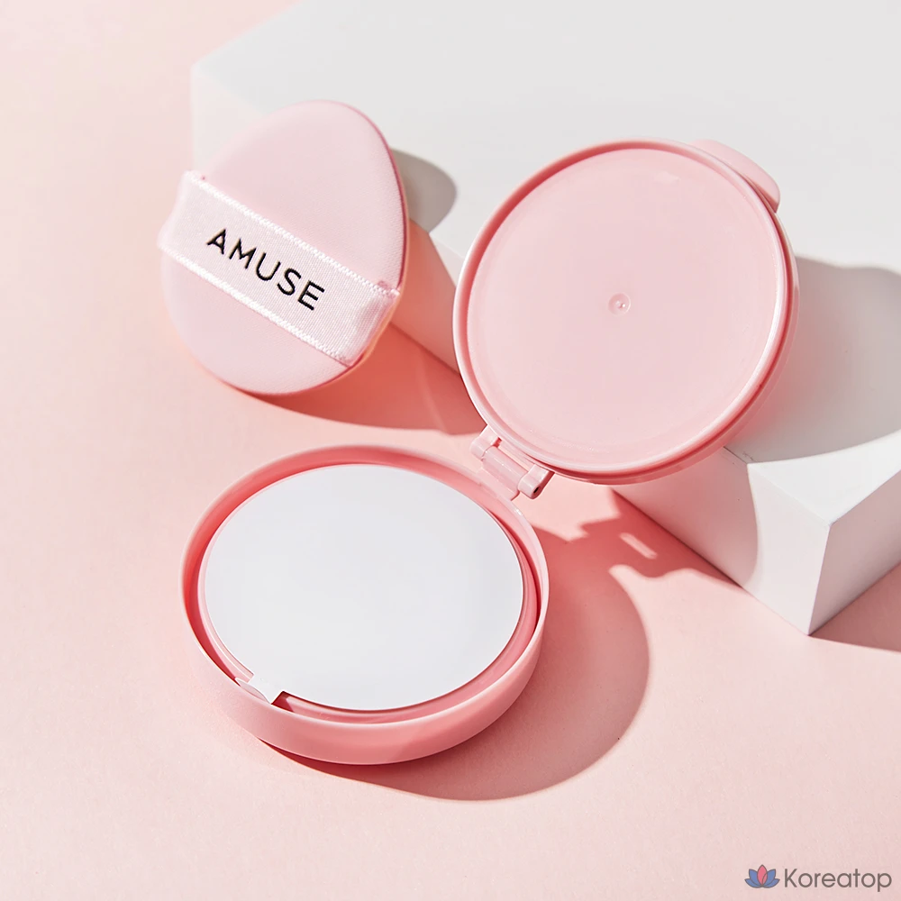 Сменный блок для тонального крема AMUSE Dew Power Cushion, 15 г, 02 Healthy, 1 шт., фото 4