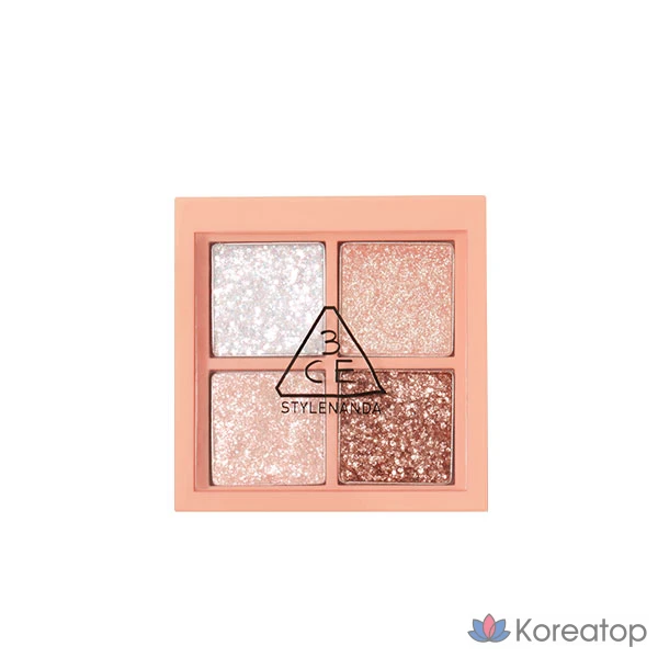 Мини-палитра теней для век 3CE, 8 цветов, оттенок «Алмазный блеск», 1 шт.