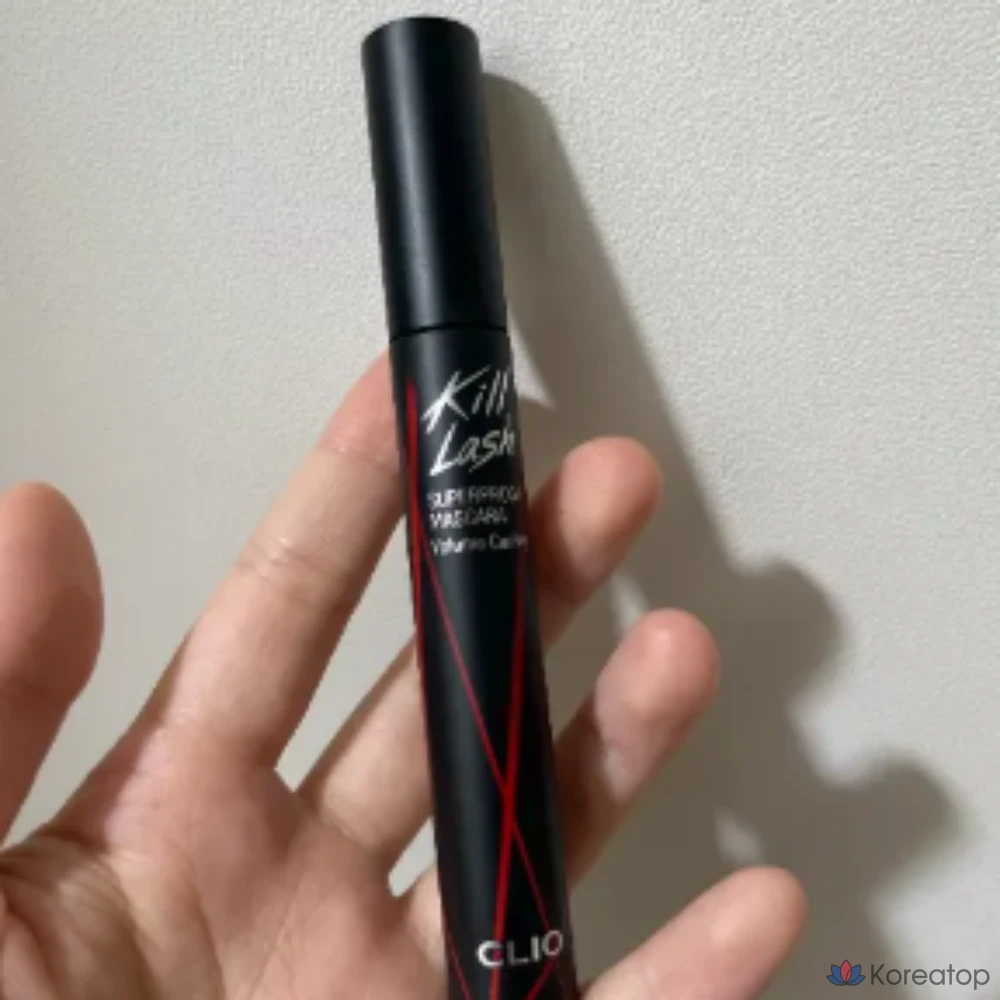 Тушь для ресниц Clio Kill Lash Superproof 1+1, водостойкая, 20 прядей, мини-тушь в комплекте, 1 шт., фото 4