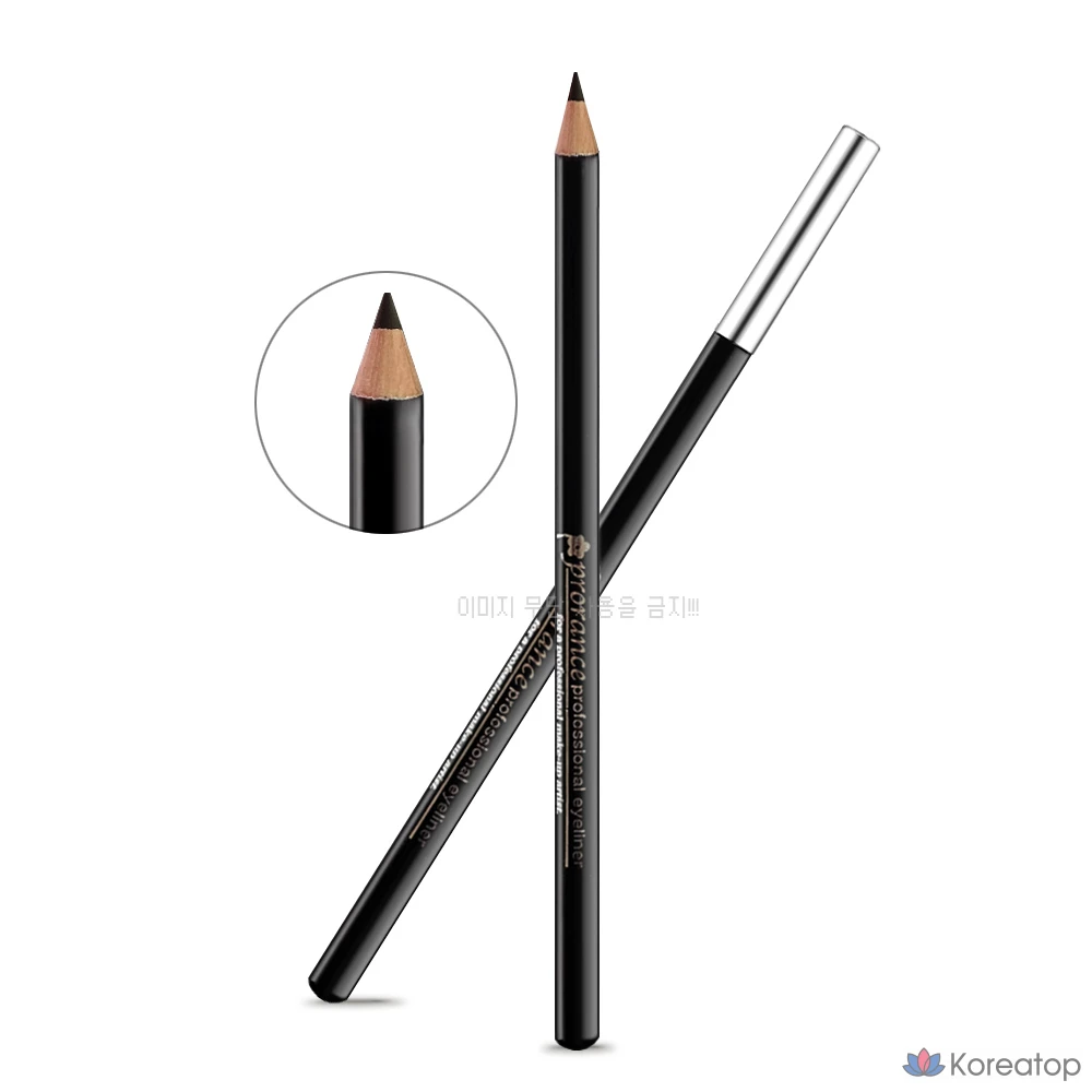 Карандаш для подводки глаз Prolance Professional (деревянный/карандаш/ручка/гель/жидкая/кисточка/крем), оттенок 04 – темно-коричневый, 1 шт.