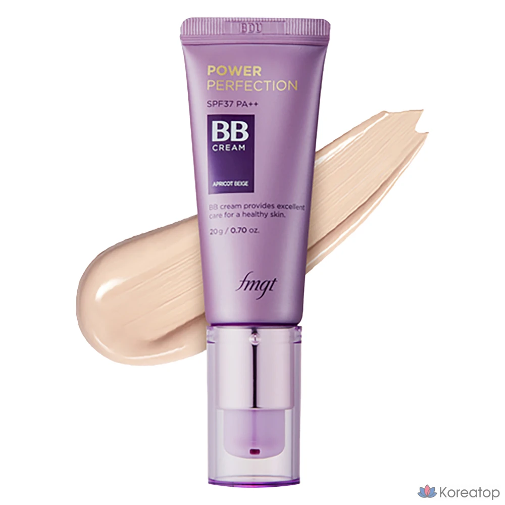 BB-крем The Face Shop Power Perfection SPF37 PA++, V201 Абрикосово-бежевый, 20 г, 1 шт.