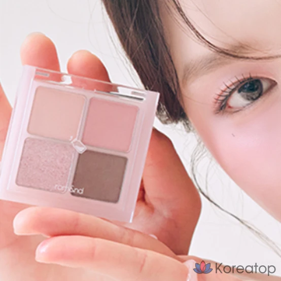 Палетка теней для век ROM&ND Better Than Eyes, W03, сушеная клубника, 1 шт., фото 8