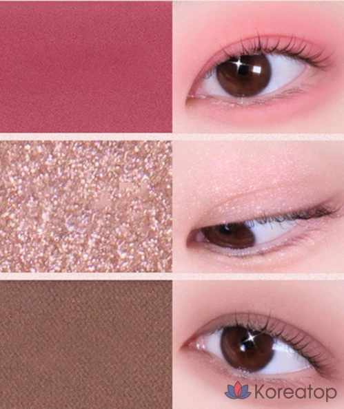 Палетка теней для век Too Cool For School Frottage, оттенок 05 Cherry Vibe, 1 шт.