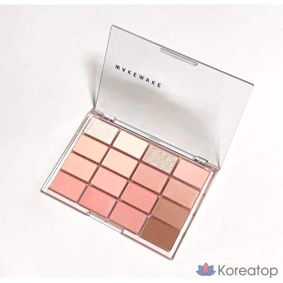 Палетка теней для век WAKEMAKE Soft Blurring Eye Palette, № 8_Candy Coral Blurring, 1 шт.