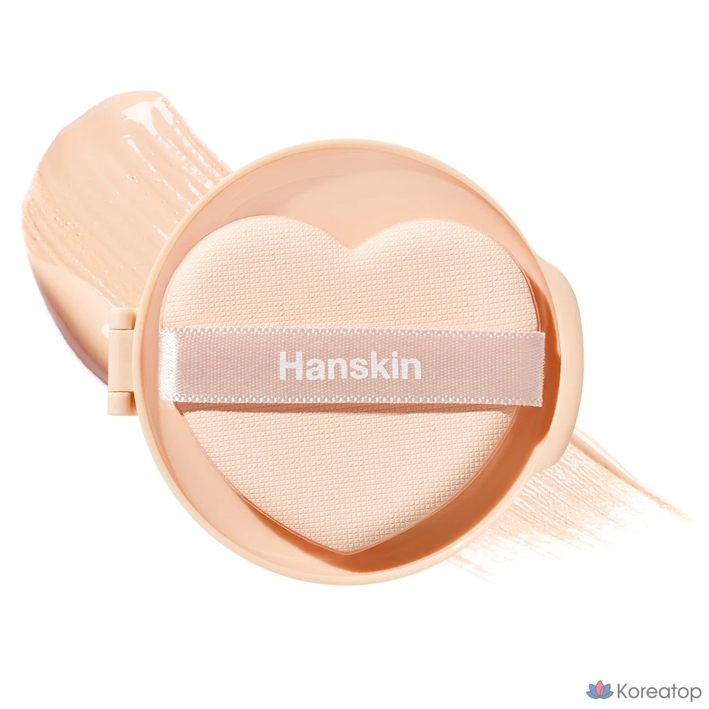 Сменный блок тонального крема HANSKIN Nude Scene Cushion Foundation, 12 г, кремовый оттенок, 1 шт.