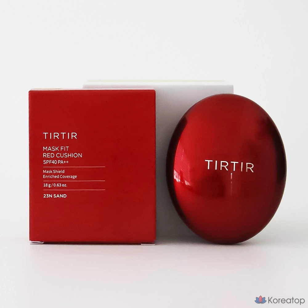 Маска TirTir Mask Fit Red Cushion, 18 г/0,63 унции, 5 видов, 1 штука, песок 23N